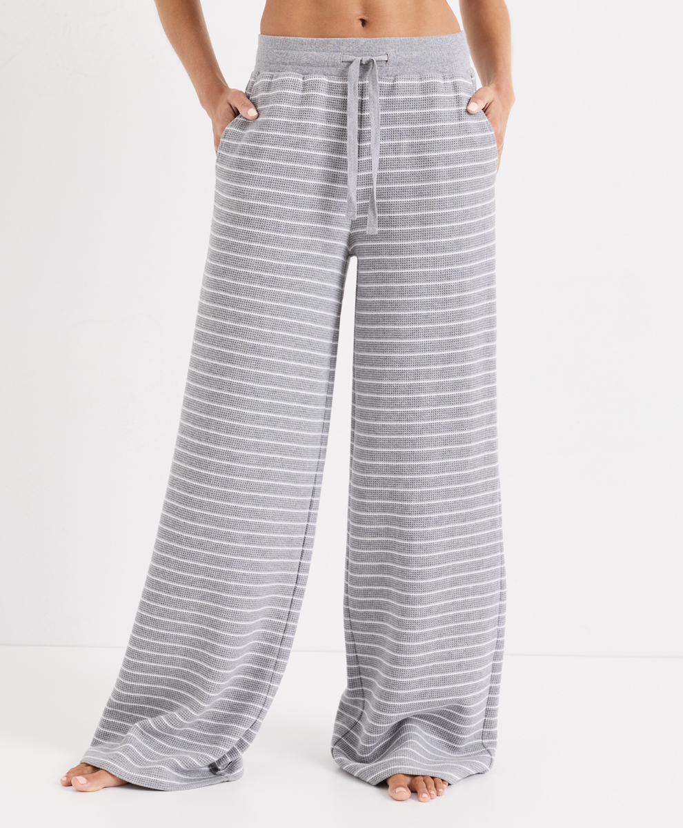 heather grey stripe