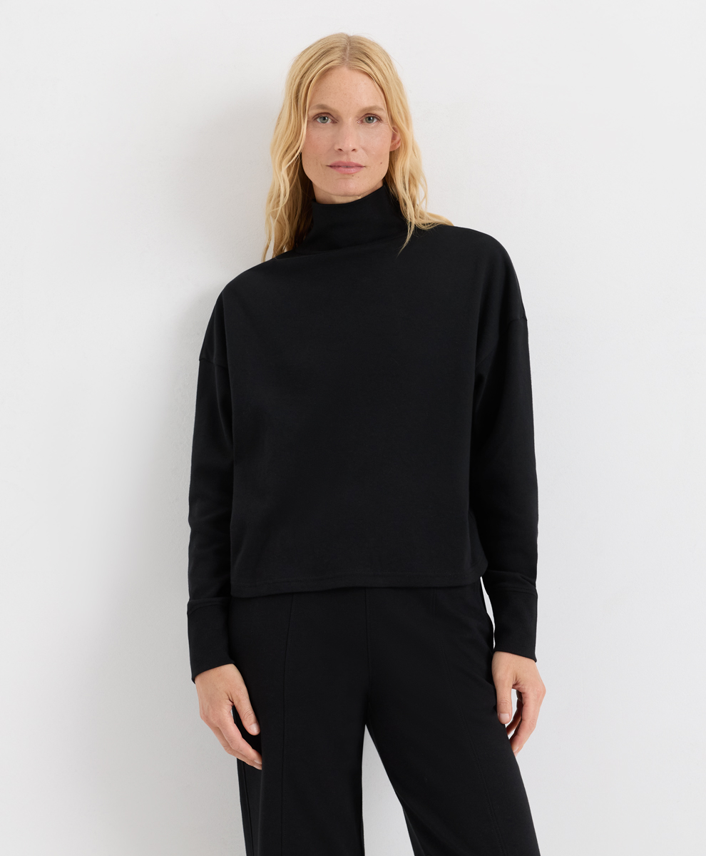 Organic Roam Funnel Neck Top