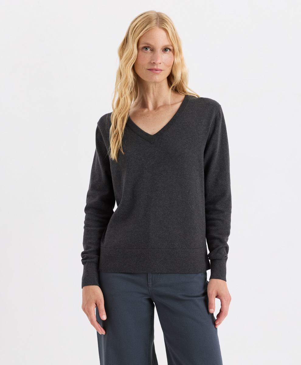 Organic Essential V-Neck Sweater