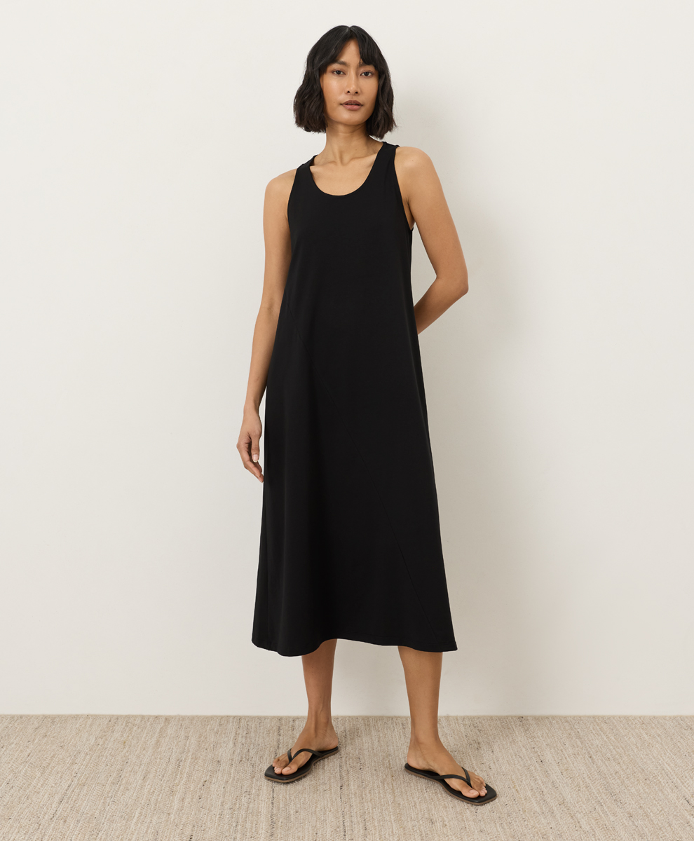 Clearance Organic Cotton Jersey Relaxed Tank Dress