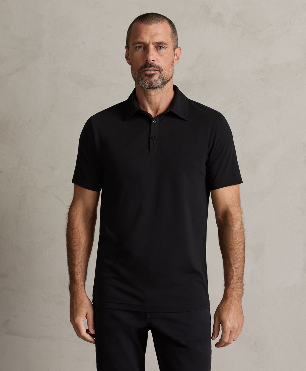 Organic Cool Stretch Slim Polo