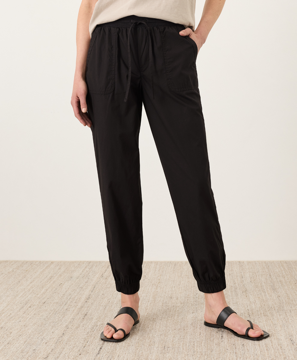 Clearance Organic Stretch Poplin Jogger